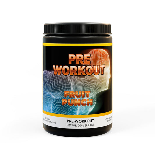Pre-Workout Supplement, Fruit Punch (204g, 7.1oz)