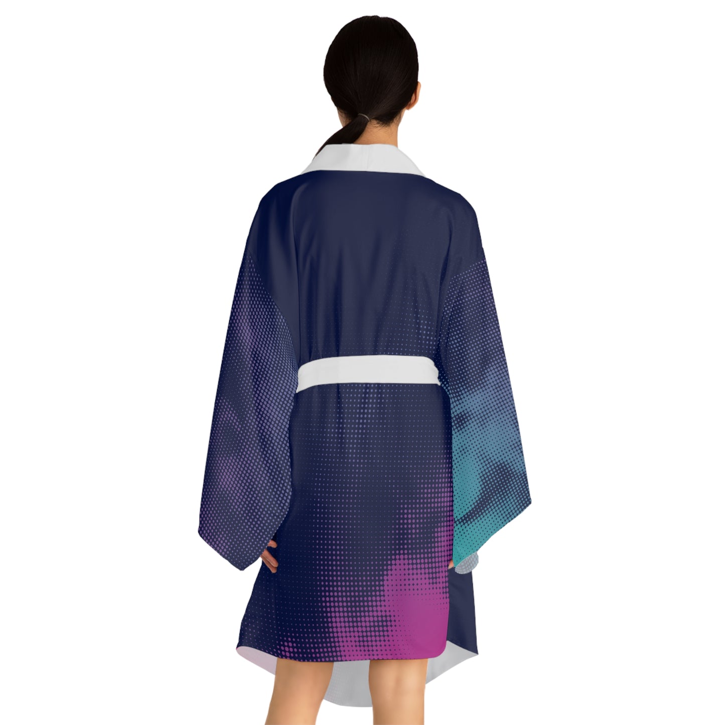 Tie Dyed Kimono Robe
