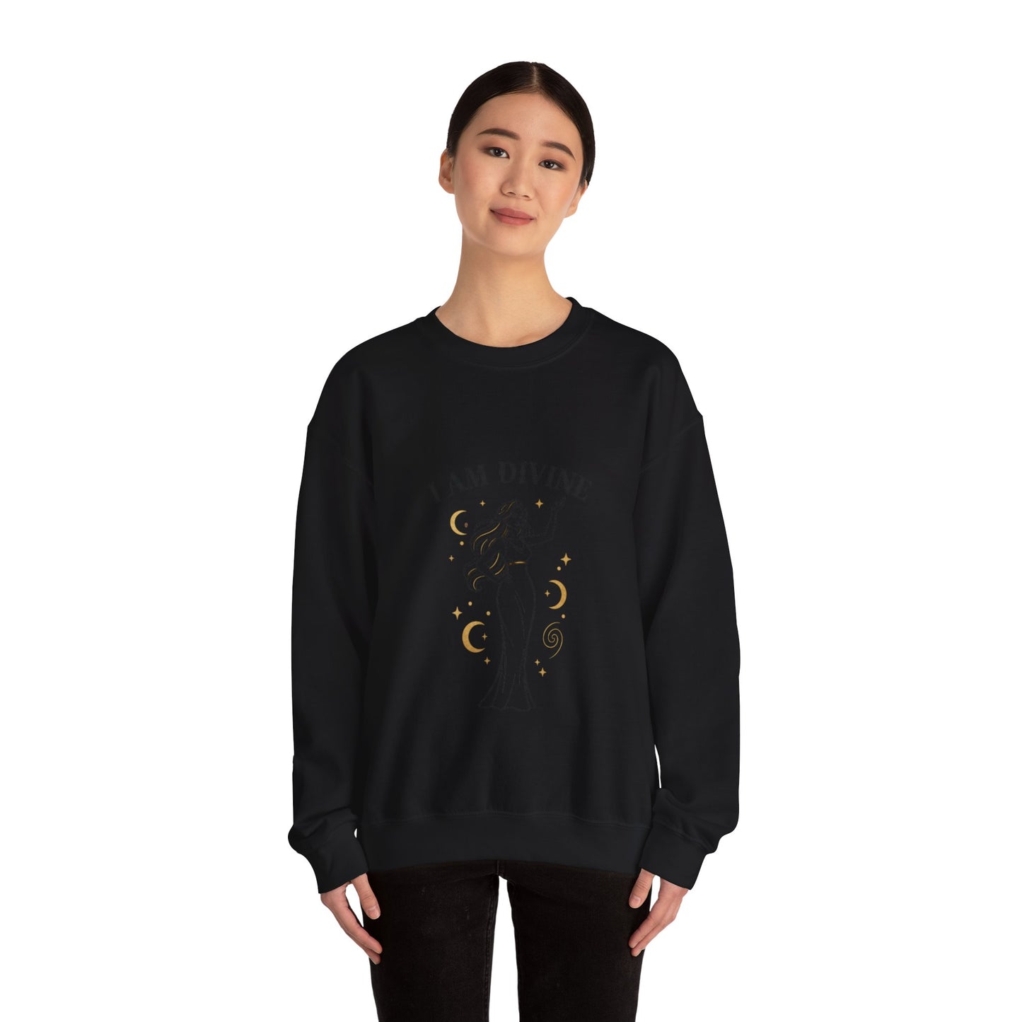 I Am Divine Goddess Sweatshirt | manifest goddess, feminine empowerment