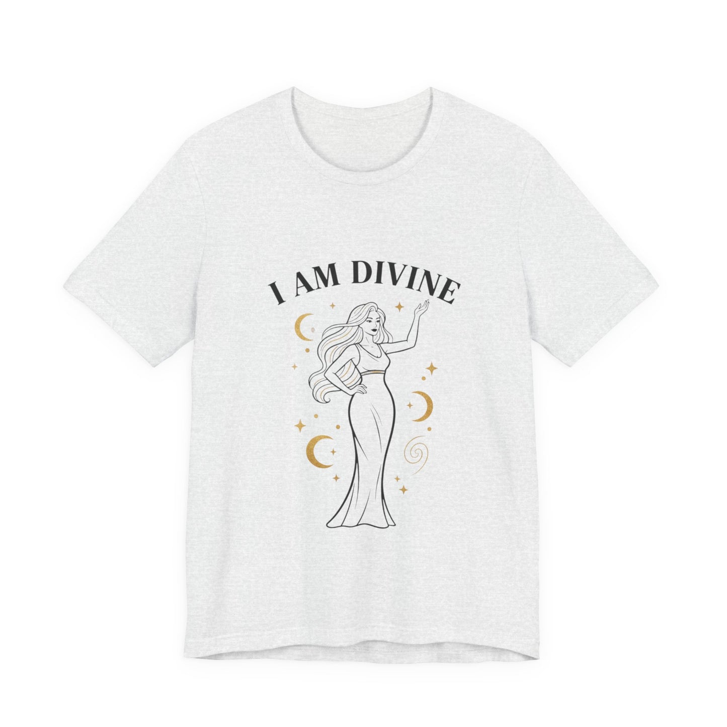 I Am Divine tee | Goddess affirmation shirt, manifest goddess vibe