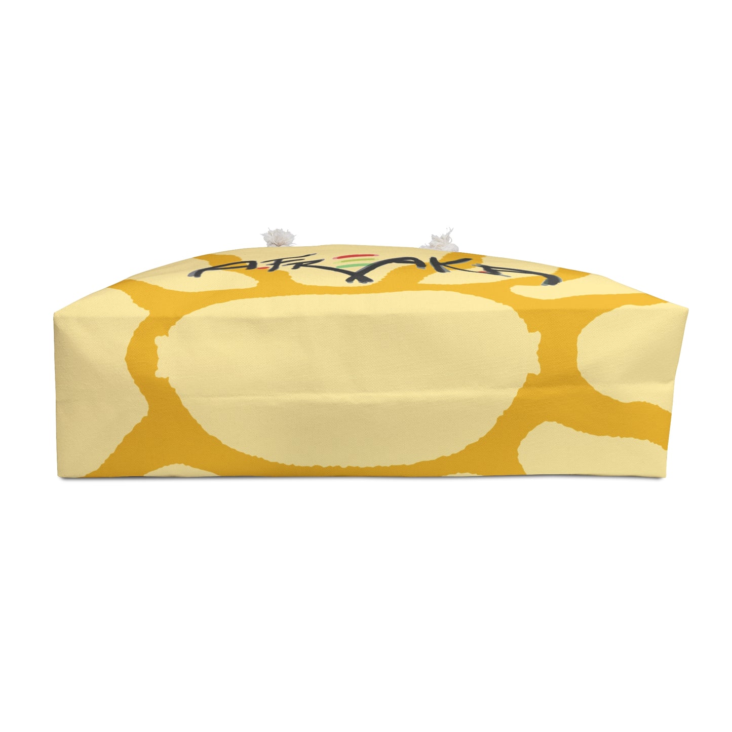 A.F.R.E.A.K.A Logo Sunburst Weekender Bag-YELLOW