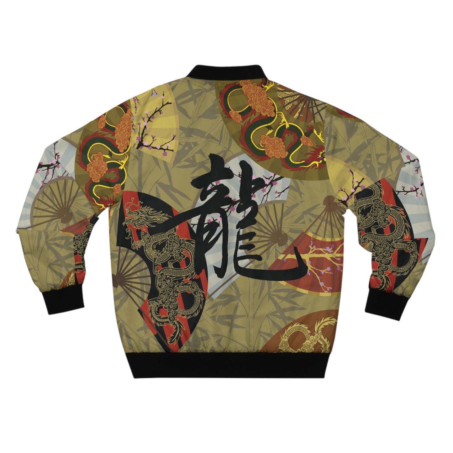 MENS Dragon Kanji Bomber Jacket