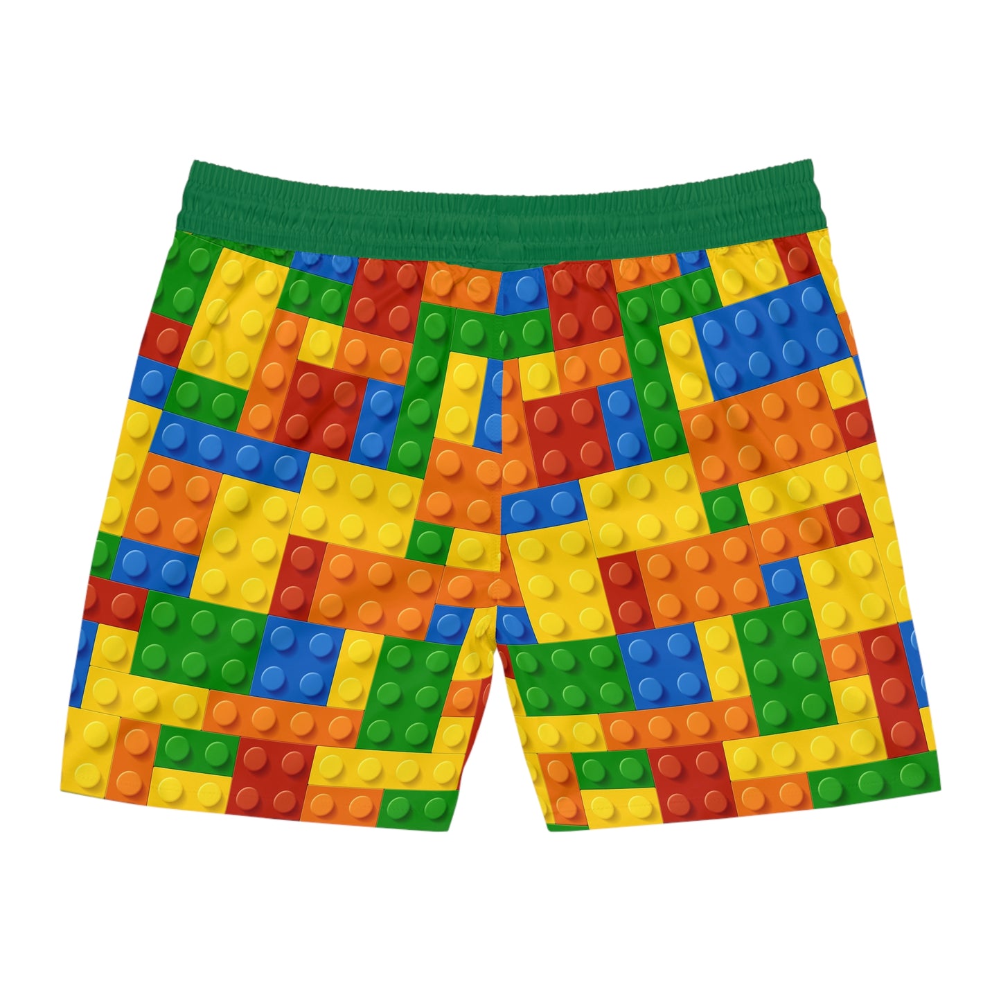 Fun LEGO-Inspired Men’s Mid-Length SwimTrunks