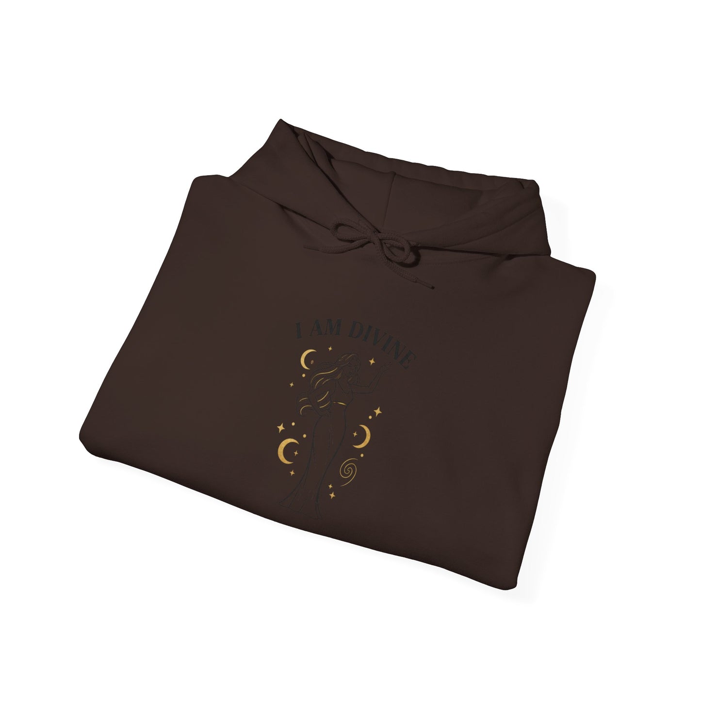I Am Divine Hoodie | goddess manifest, mythic empowerment