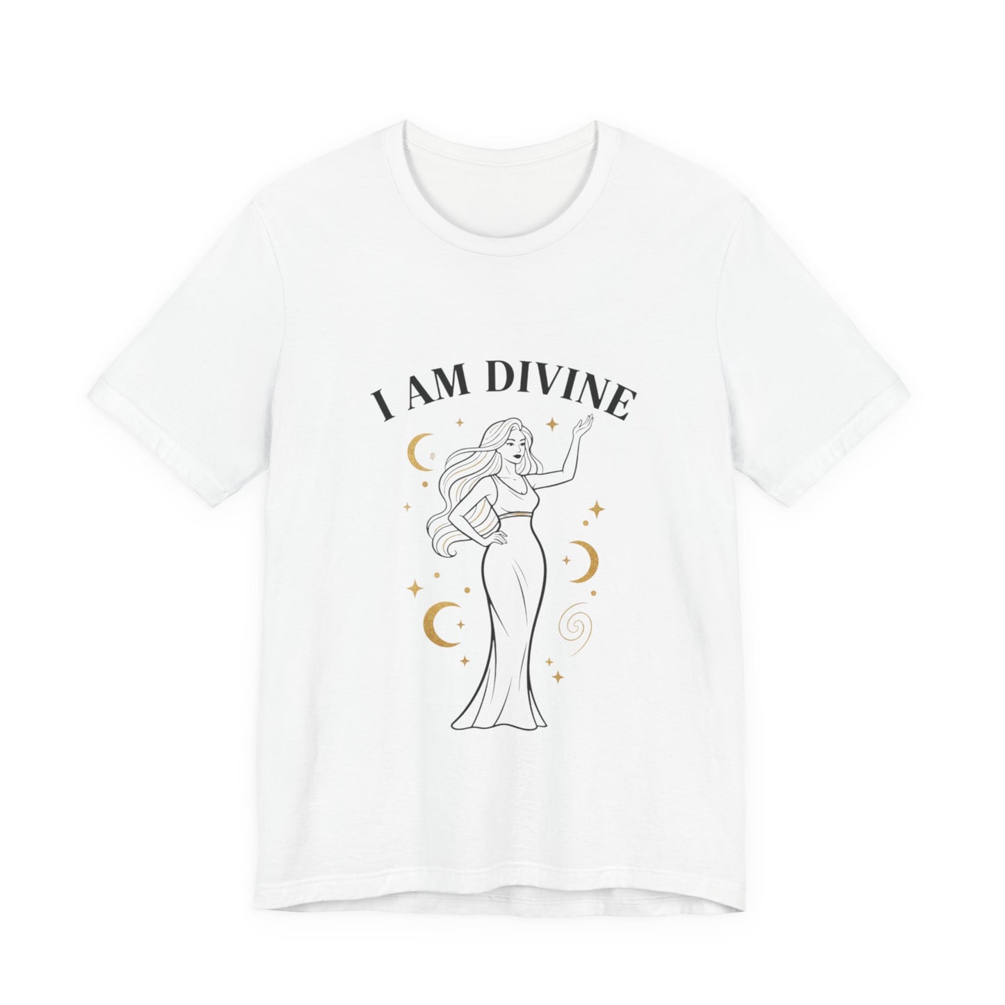 I Am Divine tee | Goddess affirmation shirt, manifest goddess vibe
