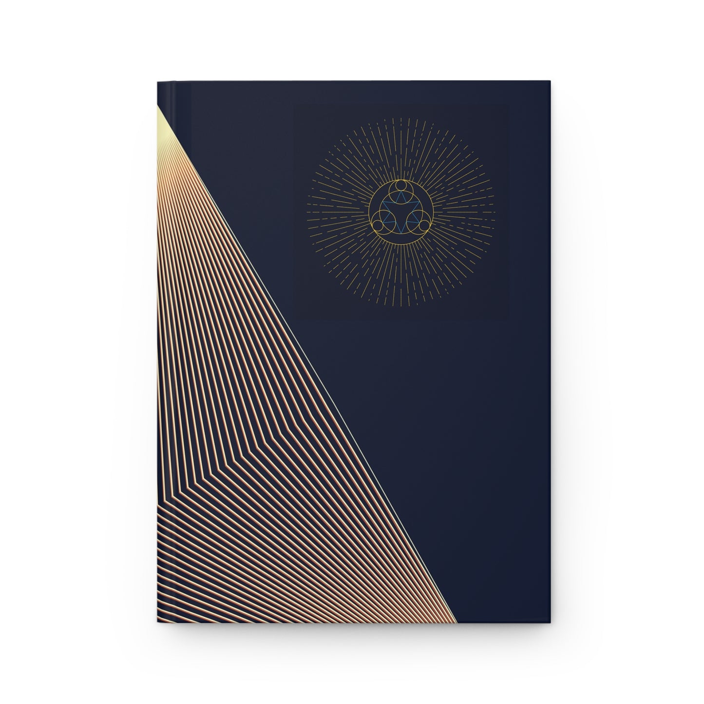 Midnight Geometry Hardcover Journal for Reflection & Planning