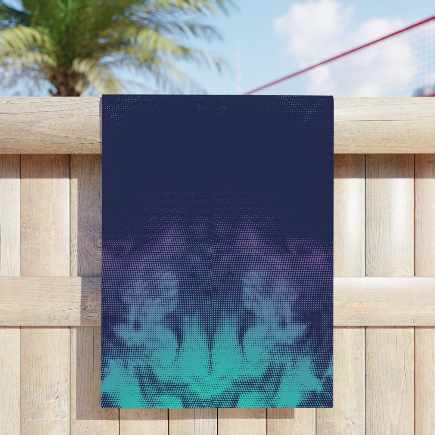Tie-Dye Ombre Beach Towel