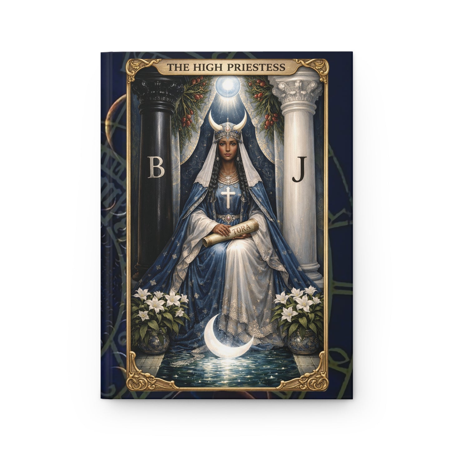 High Priestess Tarot Hardcover Journal