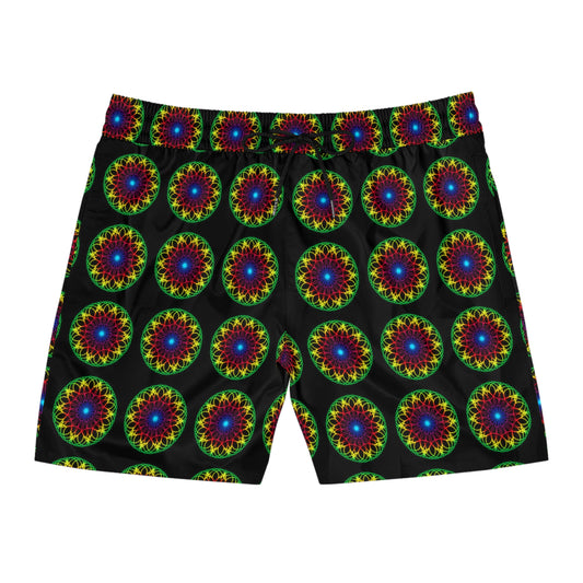 Men's Psychedelic Mandala Swim Shorts