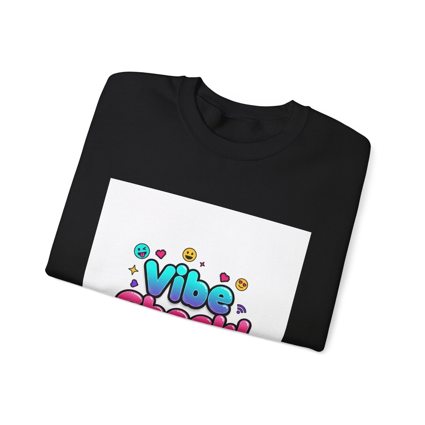 Vibe Check! Crewneck Sweatshirt | Gen-Z Slang, Meme Typography