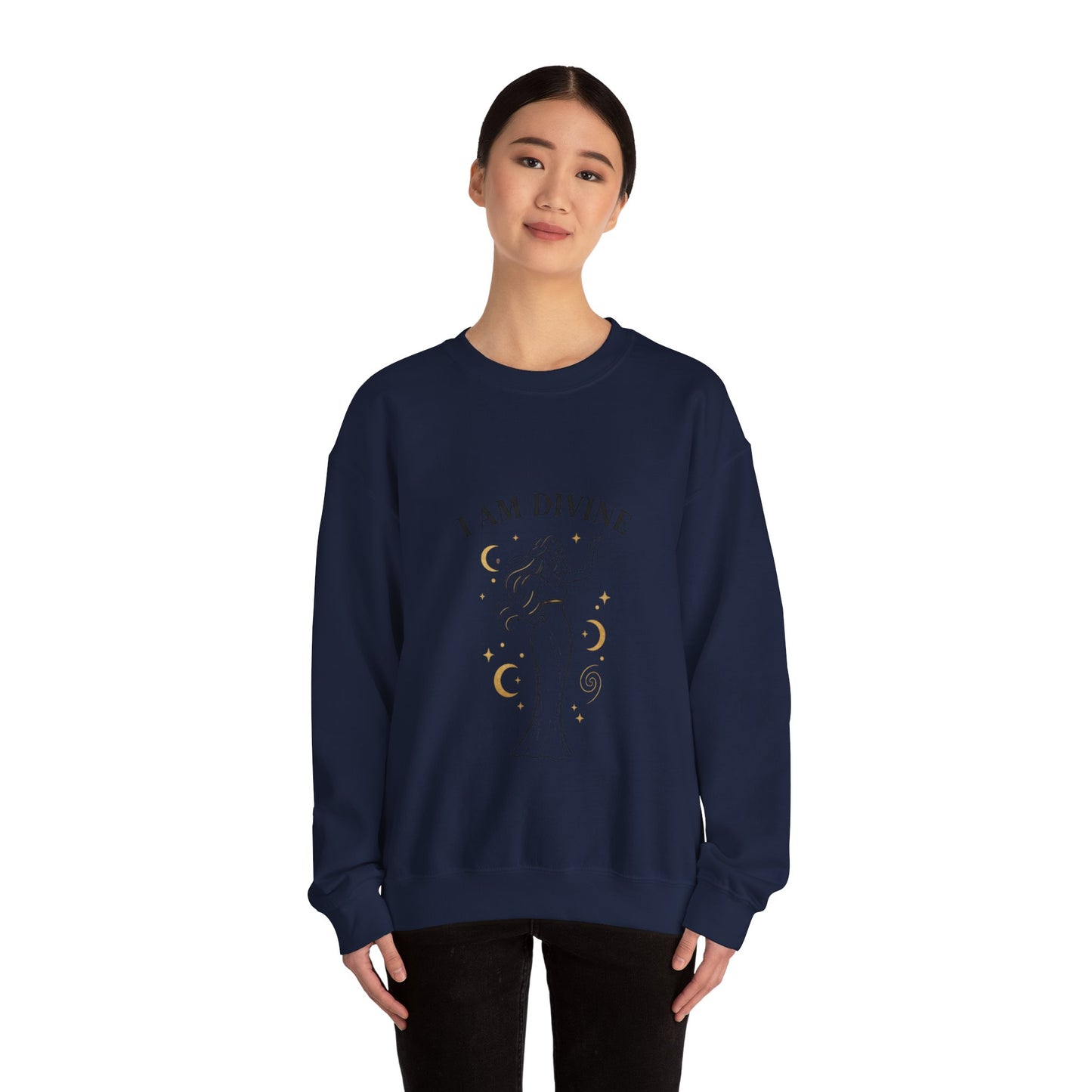 I Am Divine Goddess Sweatshirt | manifest goddess, feminine empowerment