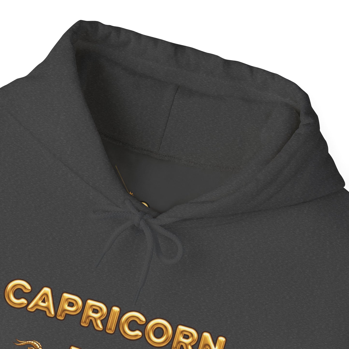 Capricorn Gold Zodiac Hoodie — Astrological Horoscope Sweatshirt