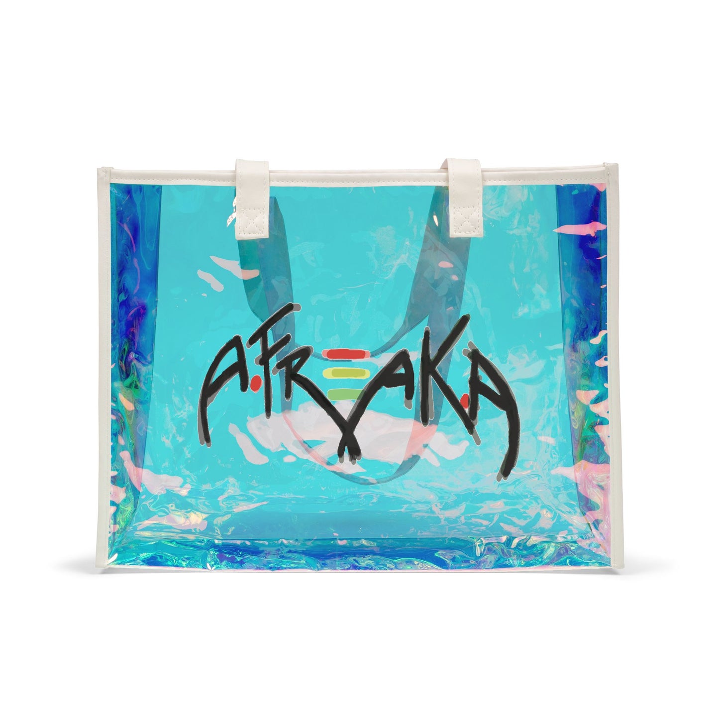 AFREAKA LOGO Beach Holographic Tote Bag