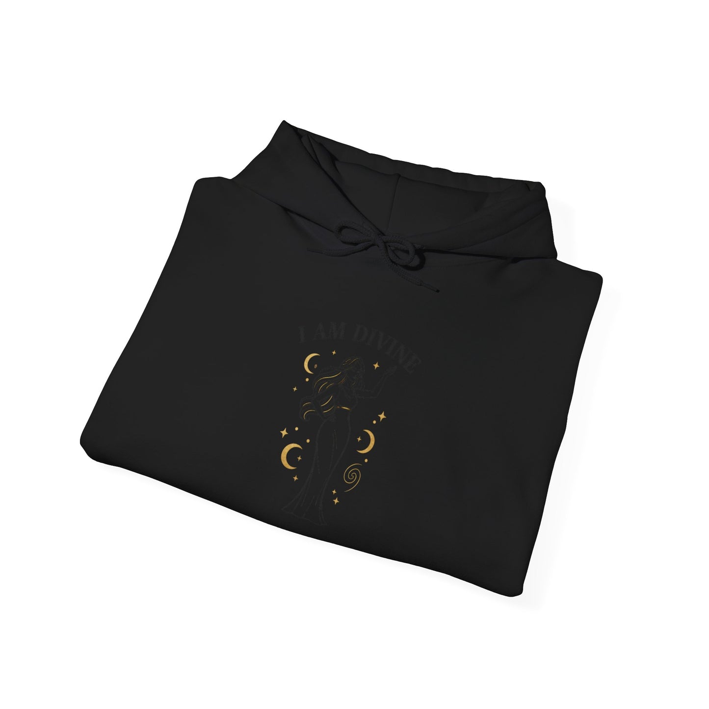 I Am Divine Hoodie | goddess manifest, mythic empowerment