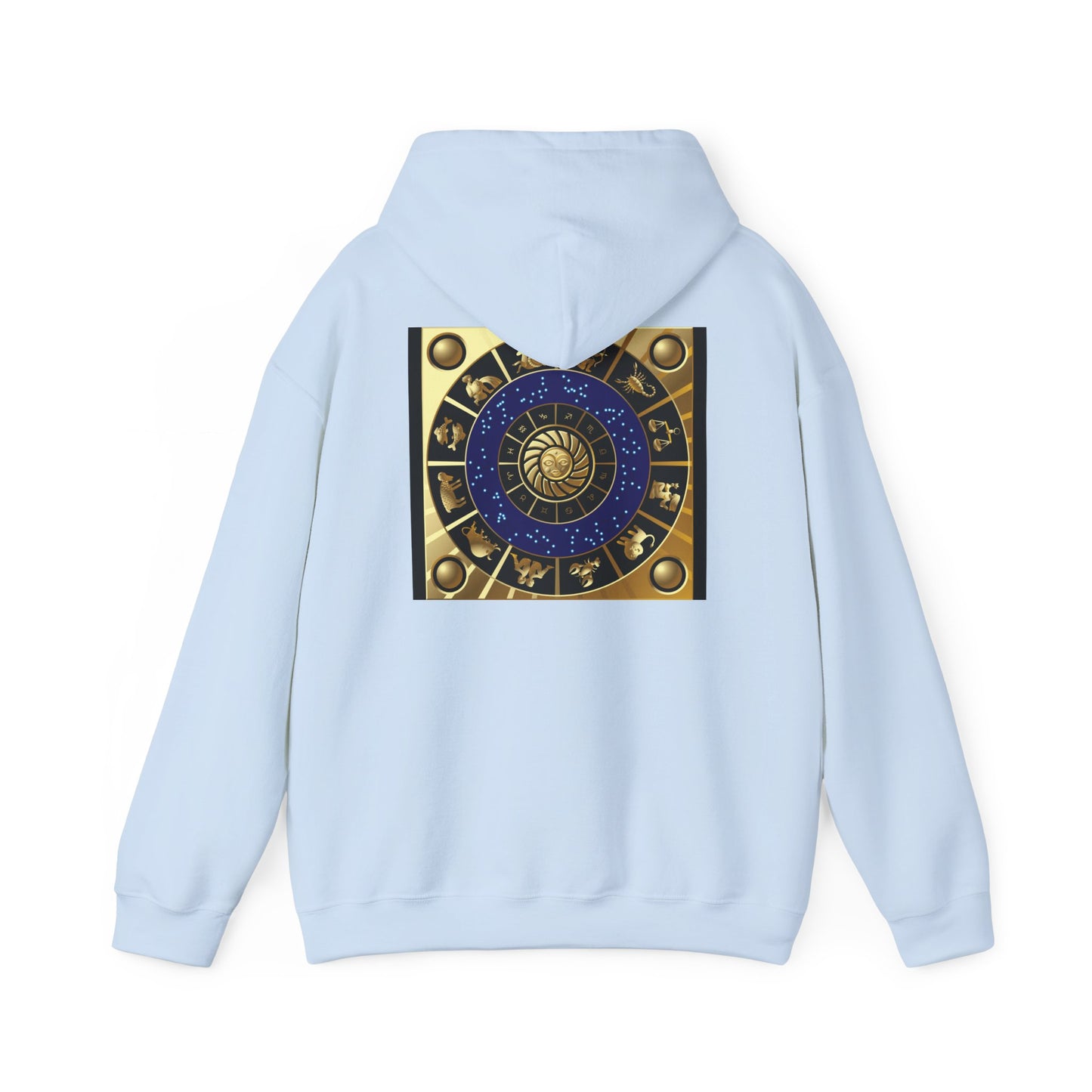 Leo Zodiac Hoodie — Gold Lion Astrology Sweatshirt (Leo Symbol)