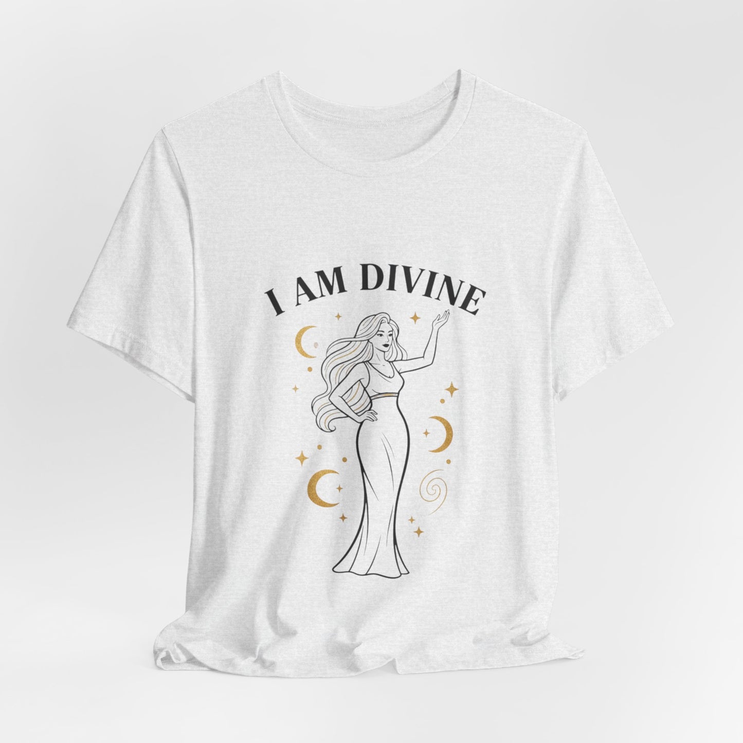 I Am Divine tee | Goddess affirmation shirt, manifest goddess vibe