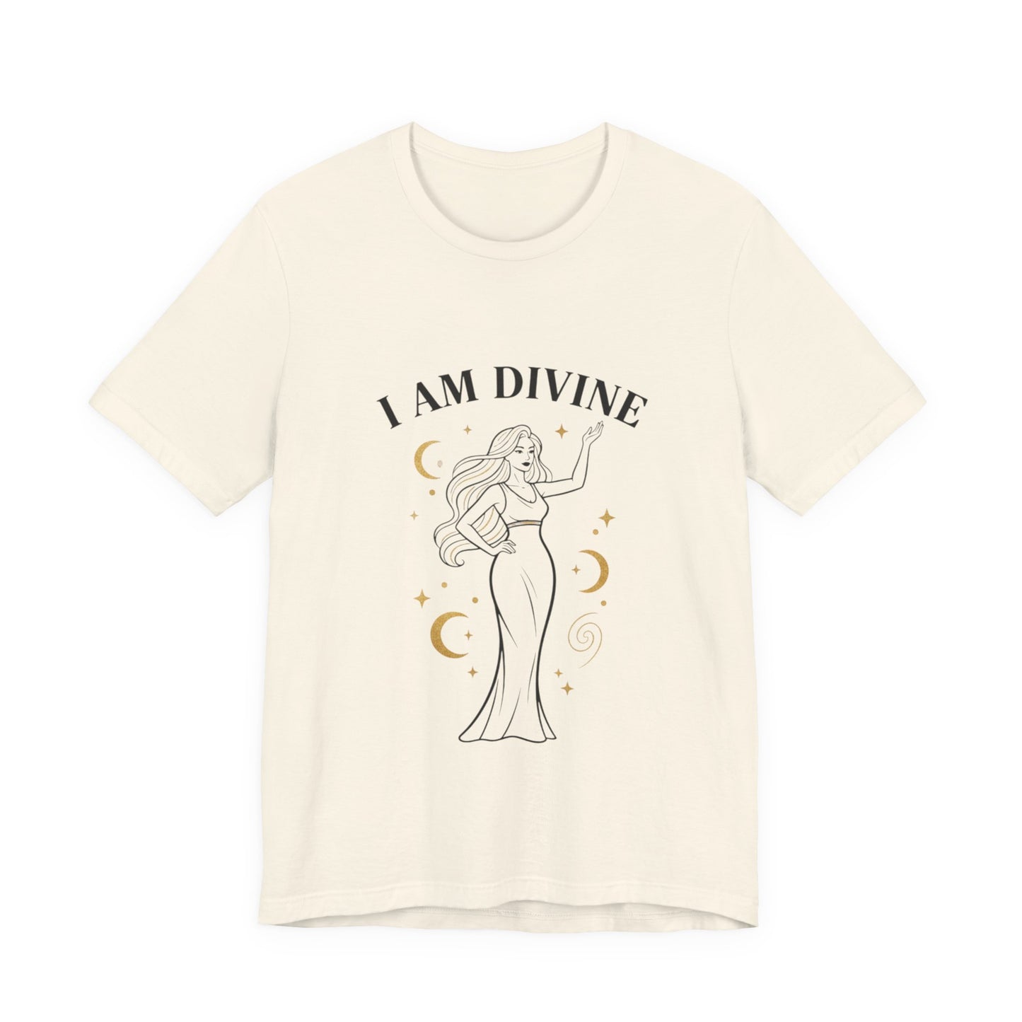I Am Divine tee | Goddess affirmation shirt, manifest goddess vibe