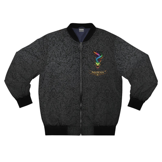 Medusa Mythical Rainbow Serpent Bomber Jacket