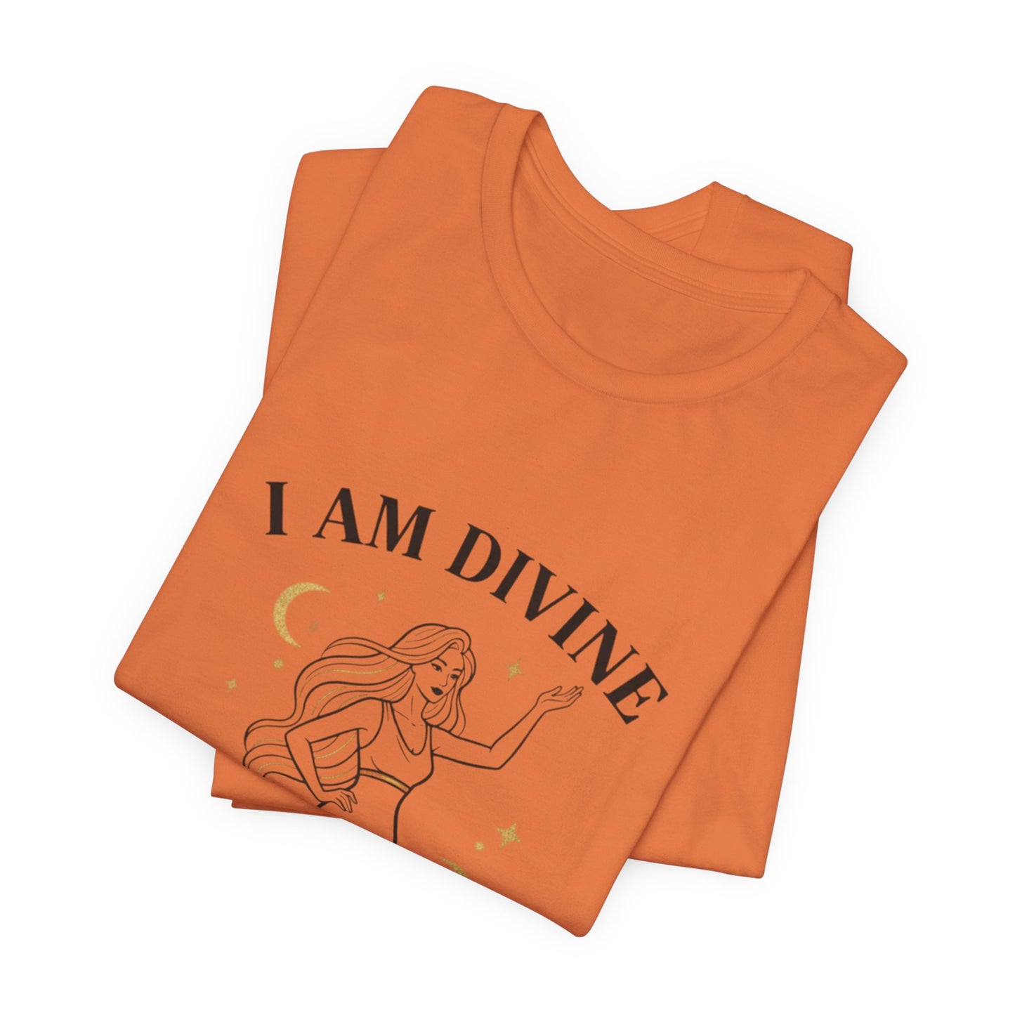 I Am Divine tee | Goddess affirmation shirt, manifest goddess vibe