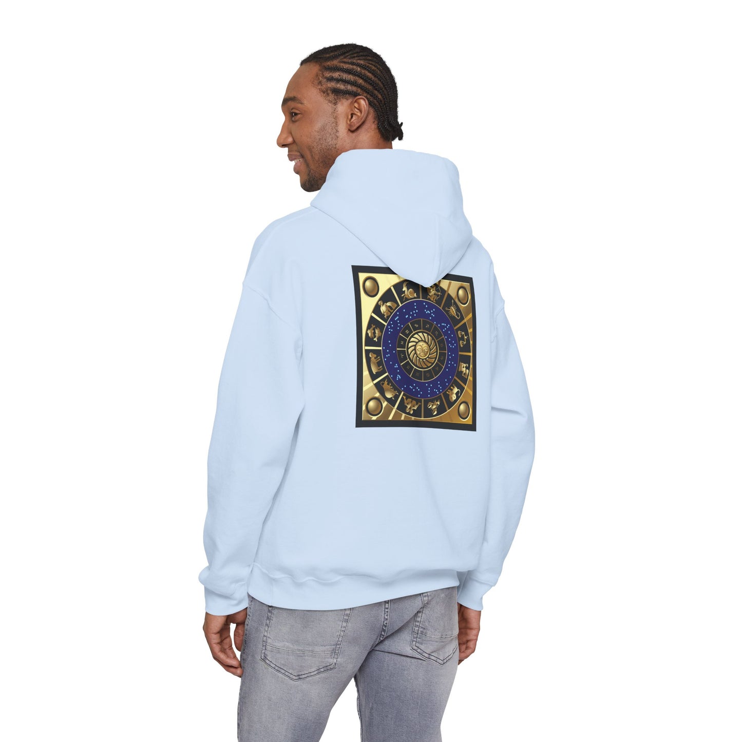Pisces Zodiac Hoodie — Gold Astrological Sign Sweatshirt