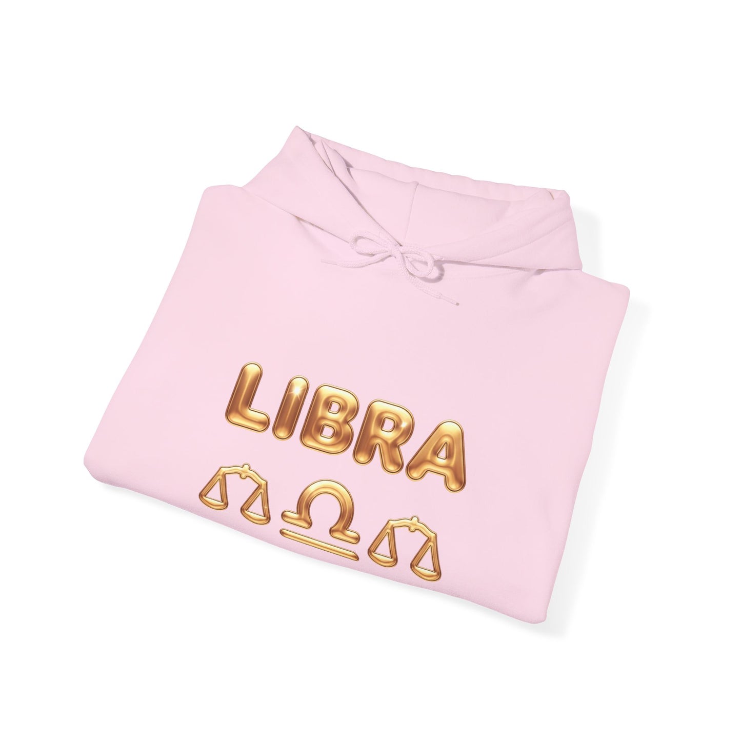 Libra Zodiac Hoodie — Gold Scales Astrology Pullover