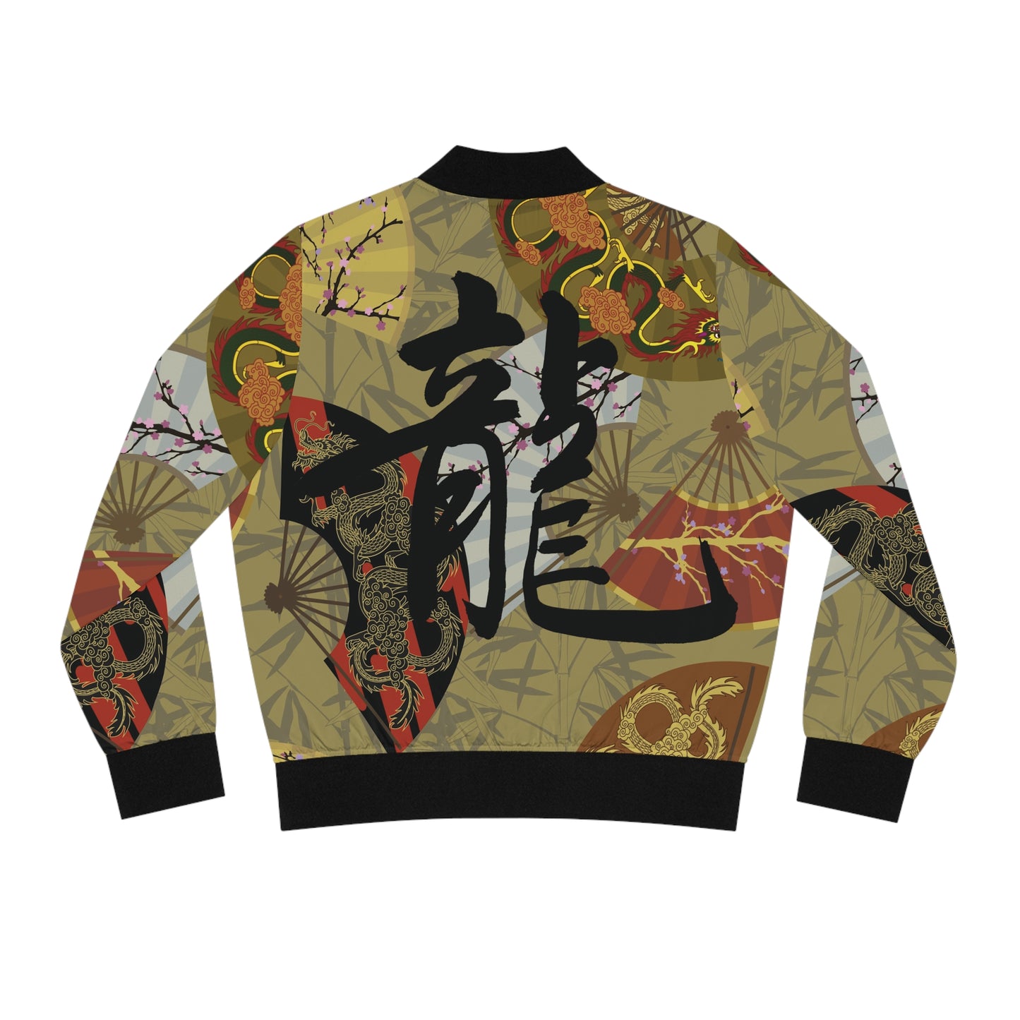 WOMENS Dragon Kanji Bomber Jacket