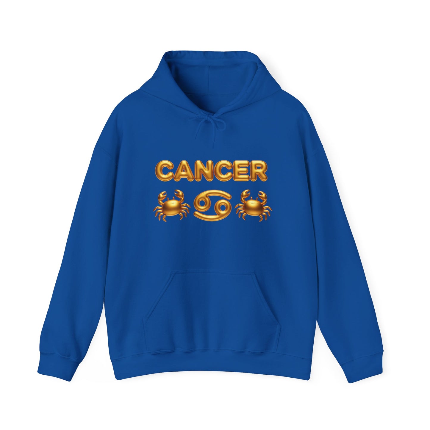 Cancer Zodiac Hoodie — Gold Crab Astrology Sweatshirt