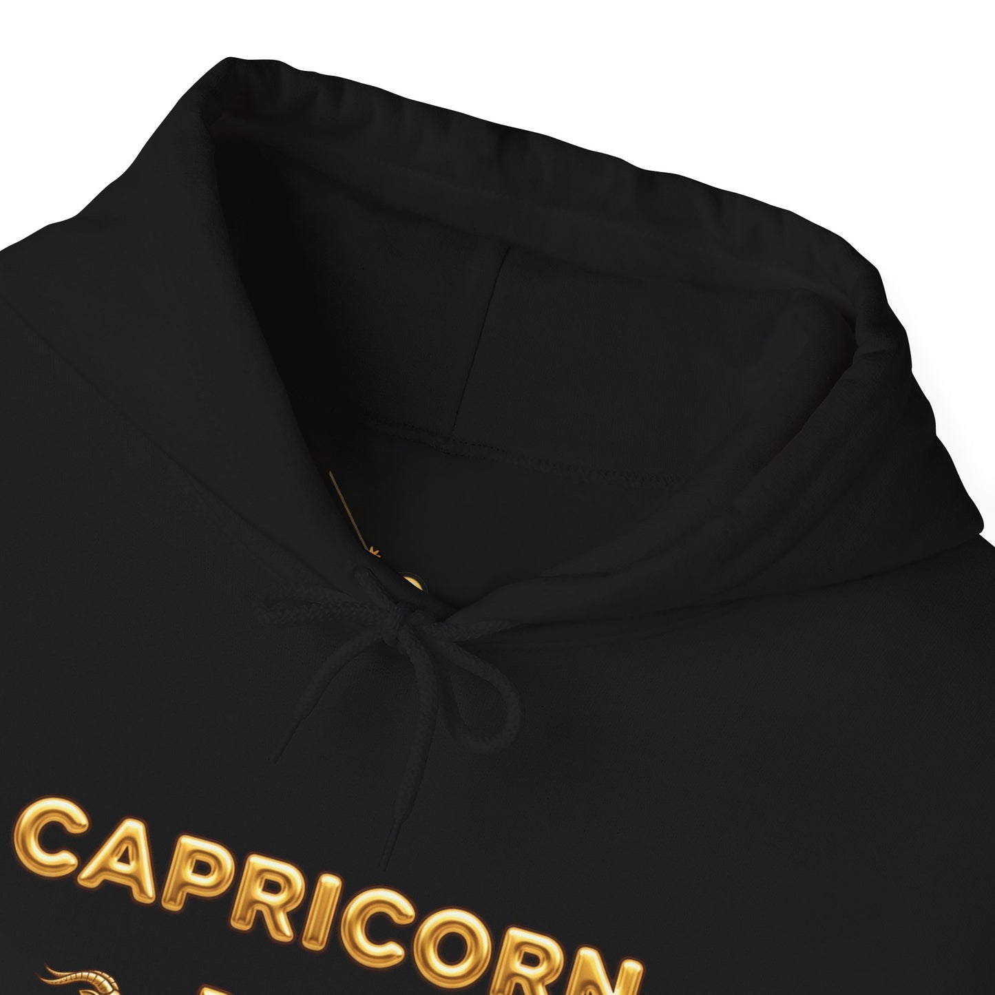 Capricorn Gold Zodiac Hoodie — Astrological Horoscope Sweatshirt