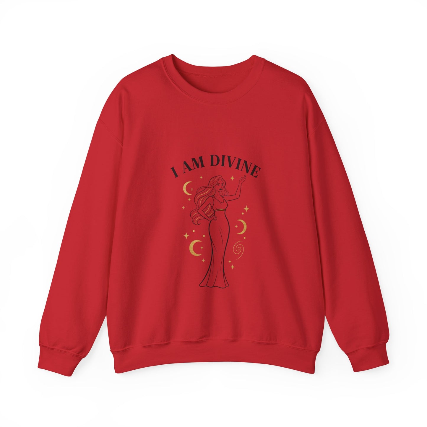 I Am Divine Goddess Sweatshirt | manifest goddess, feminine empowerment