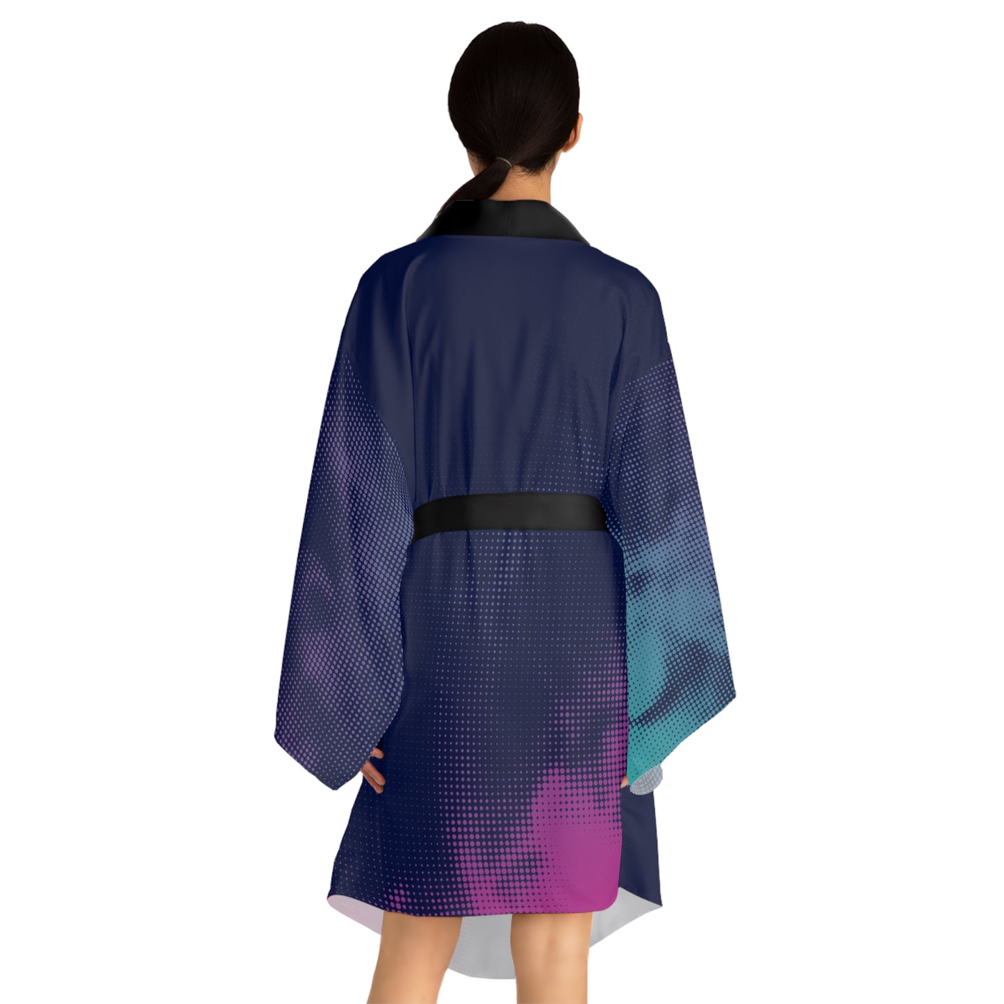Tie Dyed Kimono Robe