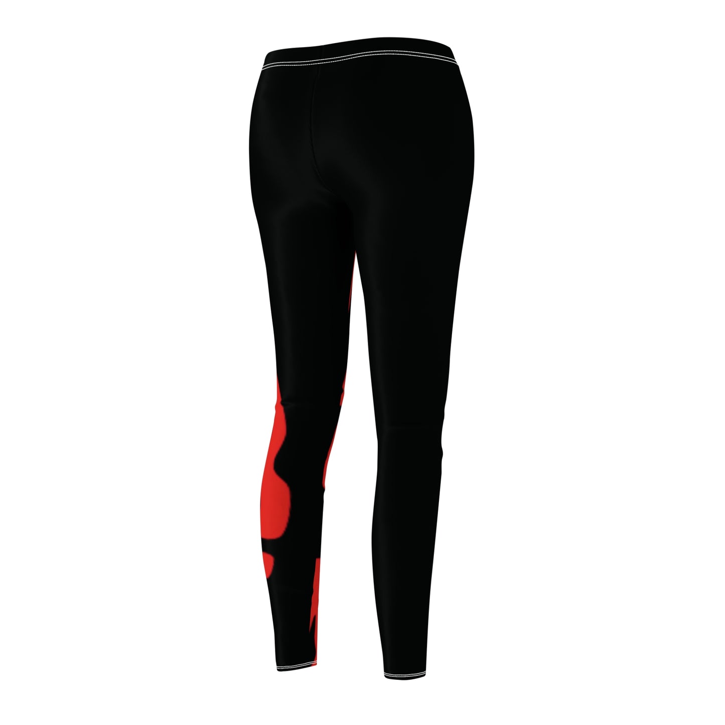 Red Flame Accent Leggings
