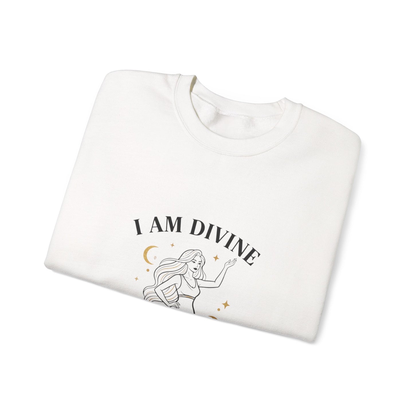 I Am Divine Goddess Sweatshirt | manifest goddess, feminine empowerment