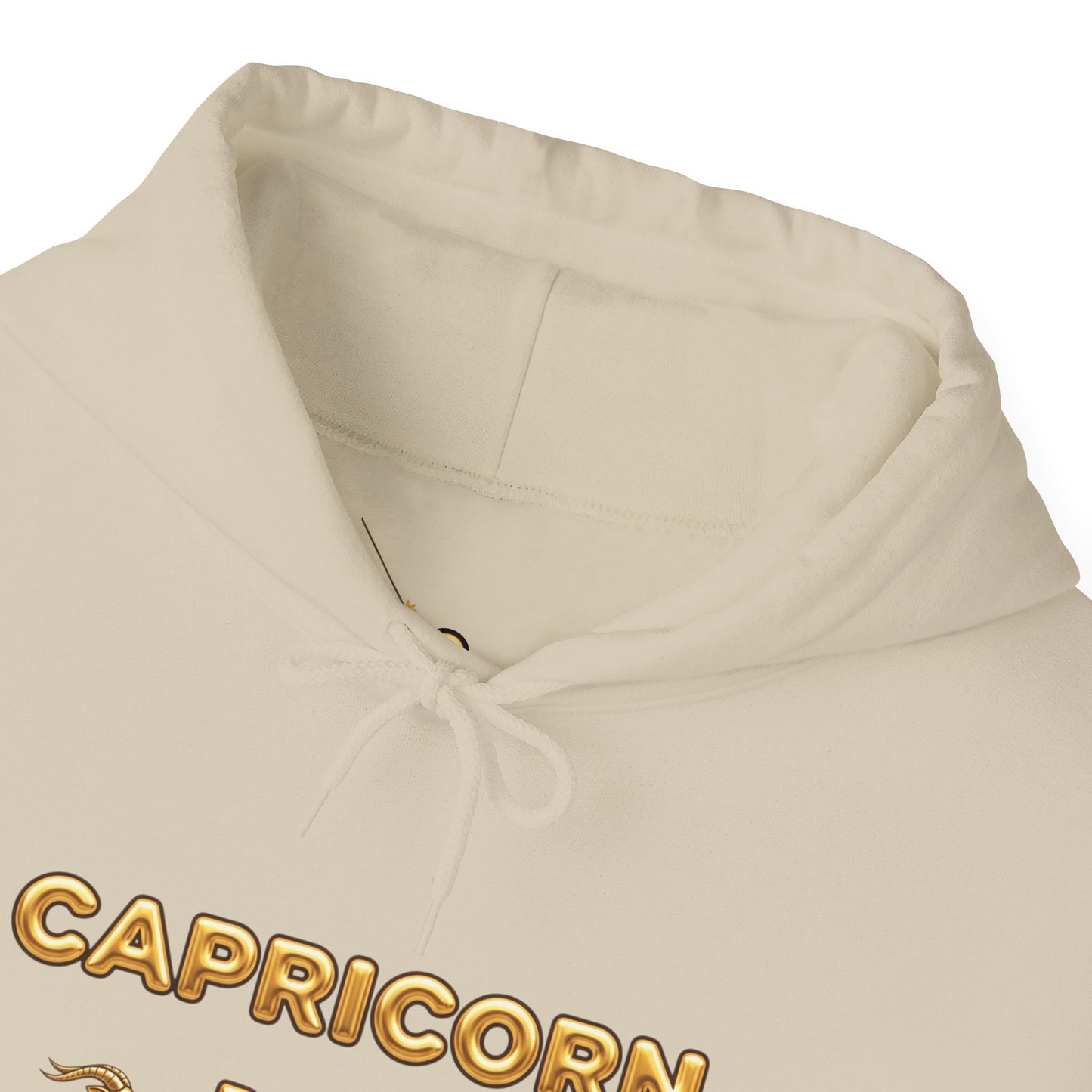 Capricorn Gold Zodiac Hoodie — Astrological Horoscope Sweatshirt