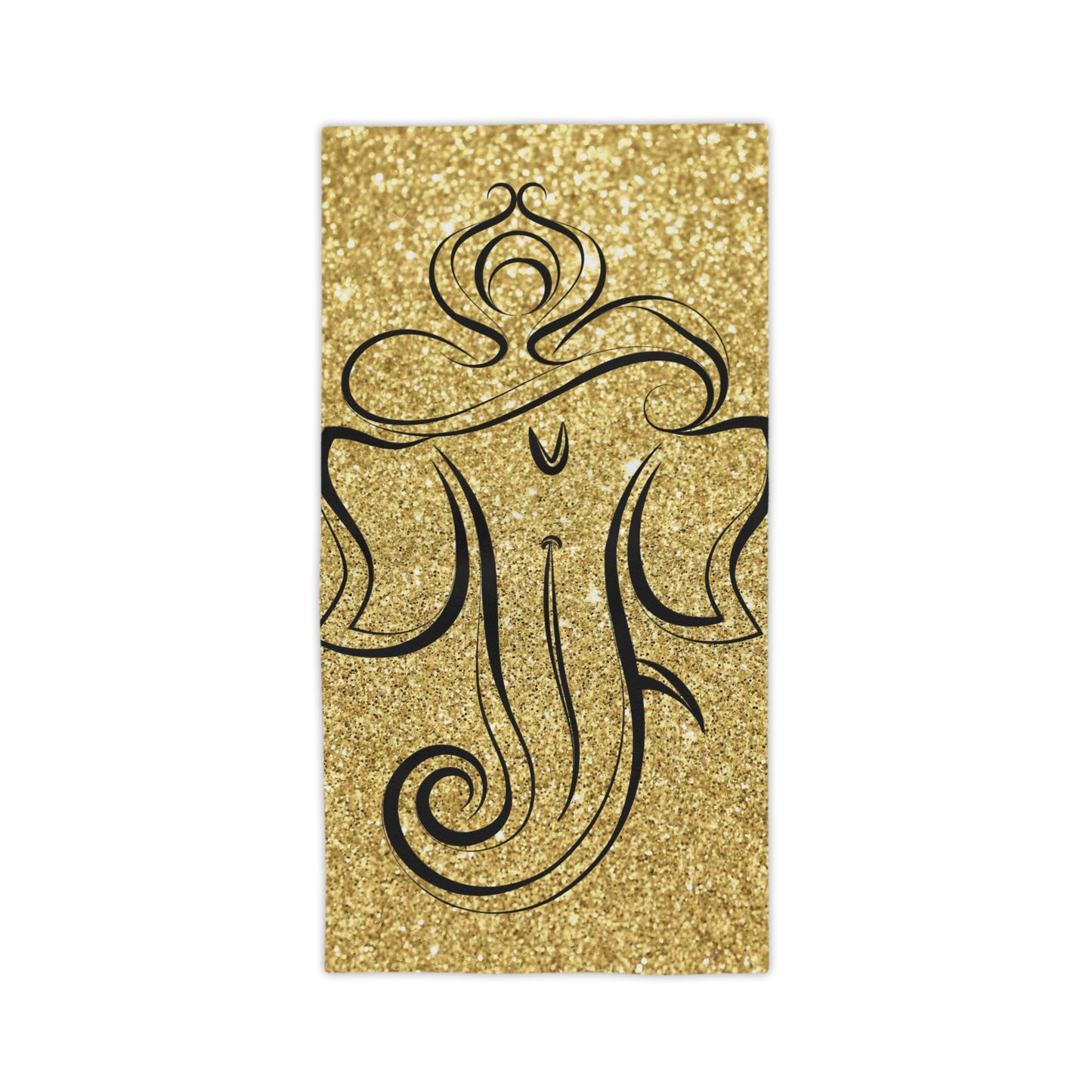Gold Ganesha Beach Towel