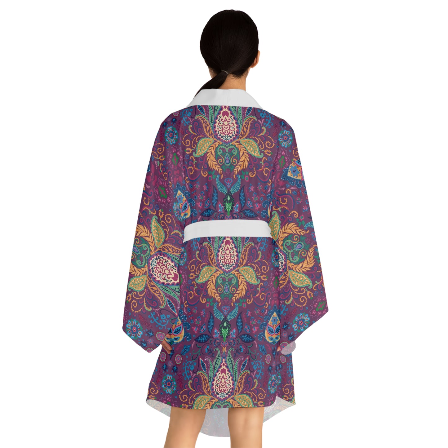 Boho Paisley Kimono Robe