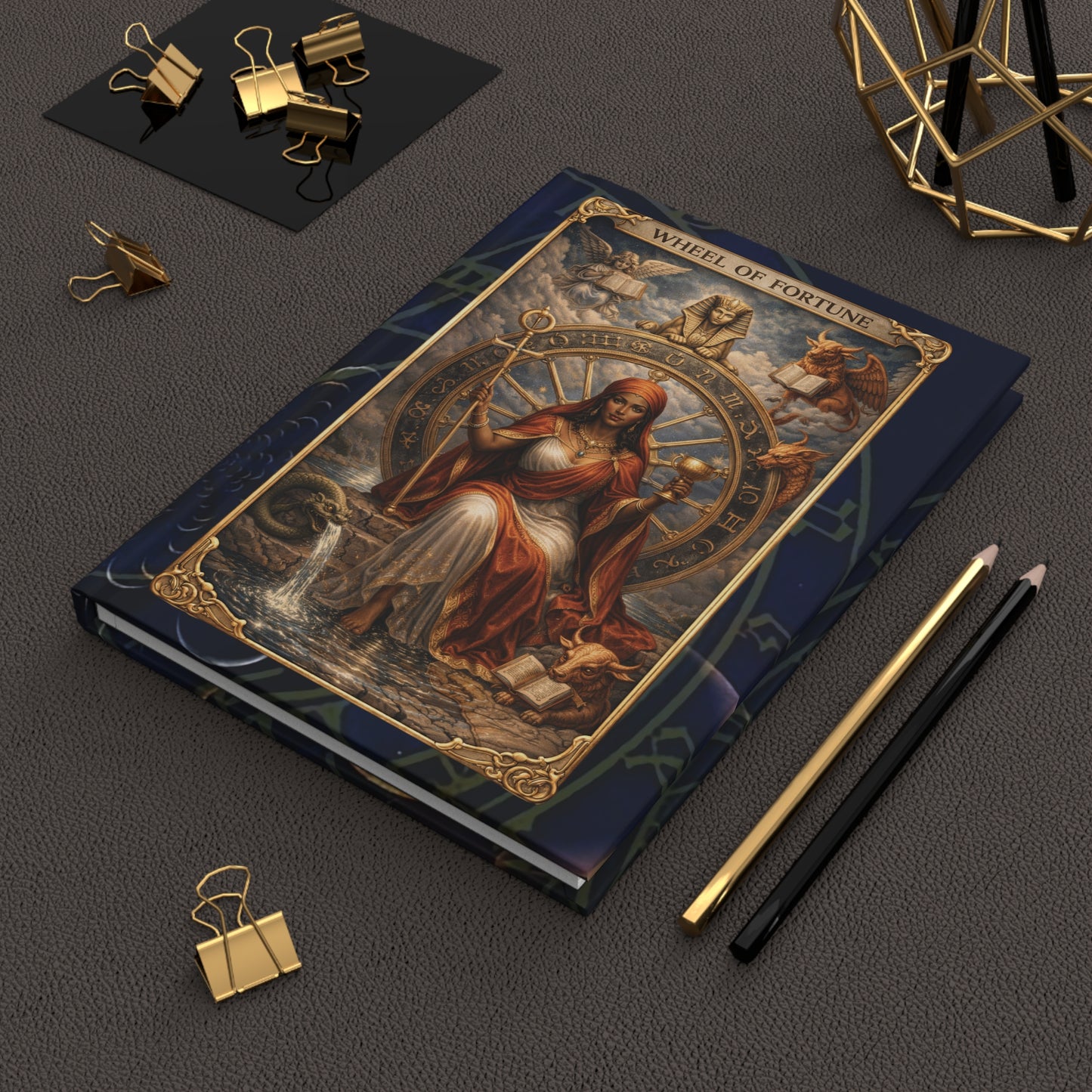 Wheel of Fortune Hardcover Journal  for Daily Reflection