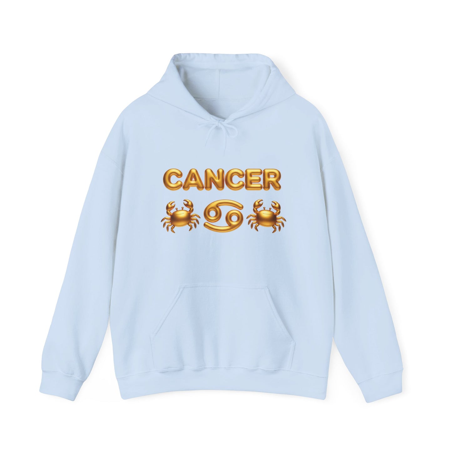 Cancer Zodiac Hoodie — Gold Crab Astrology Sweatshirt