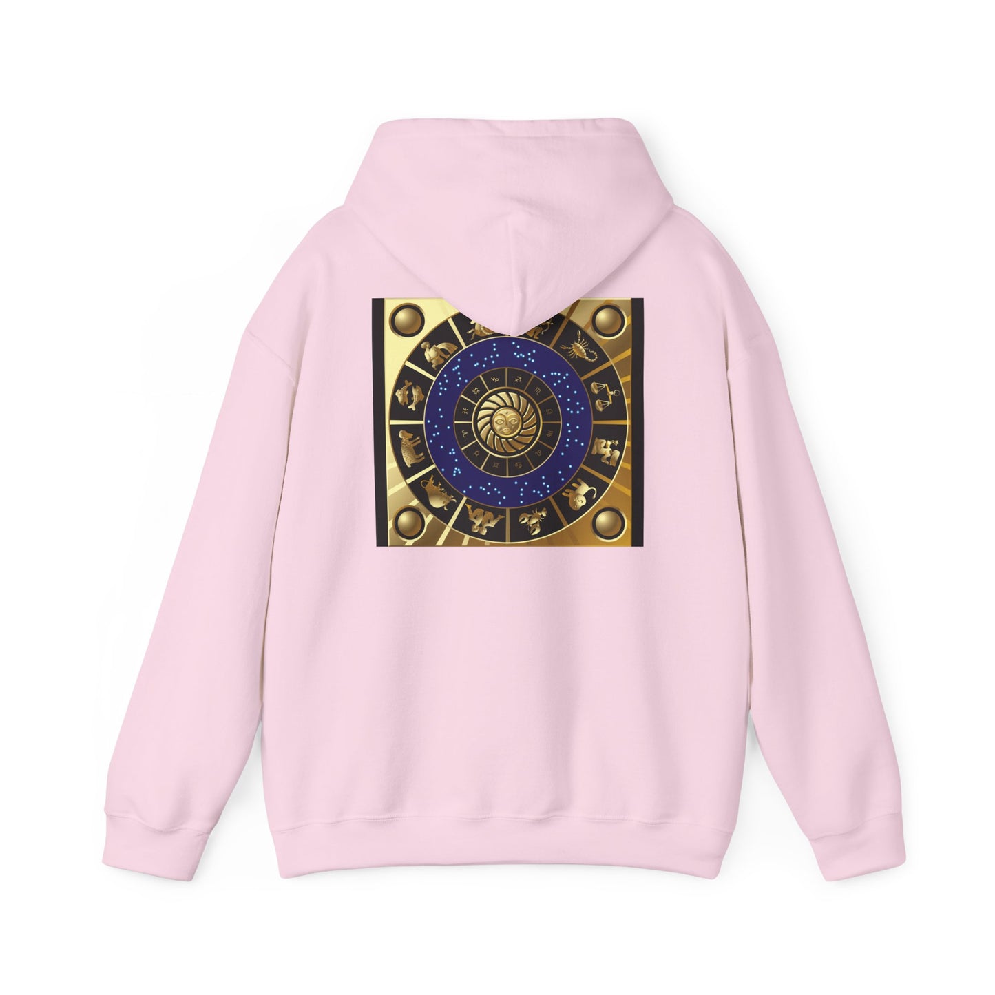 Leo Zodiac Hoodie — Gold Lion Astrology Sweatshirt (Leo Symbol)
