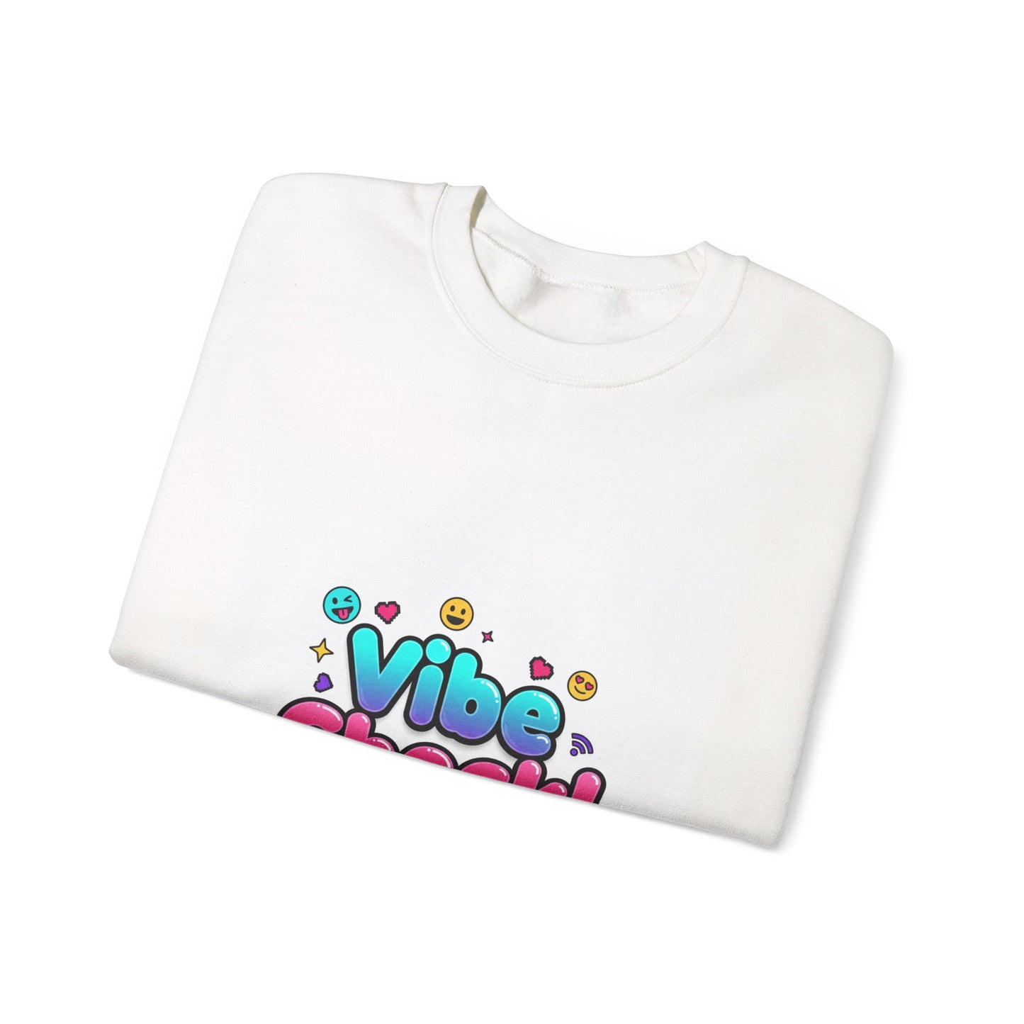 Vibe Check! Crewneck Sweatshirt | Gen-Z Slang, Meme Typography