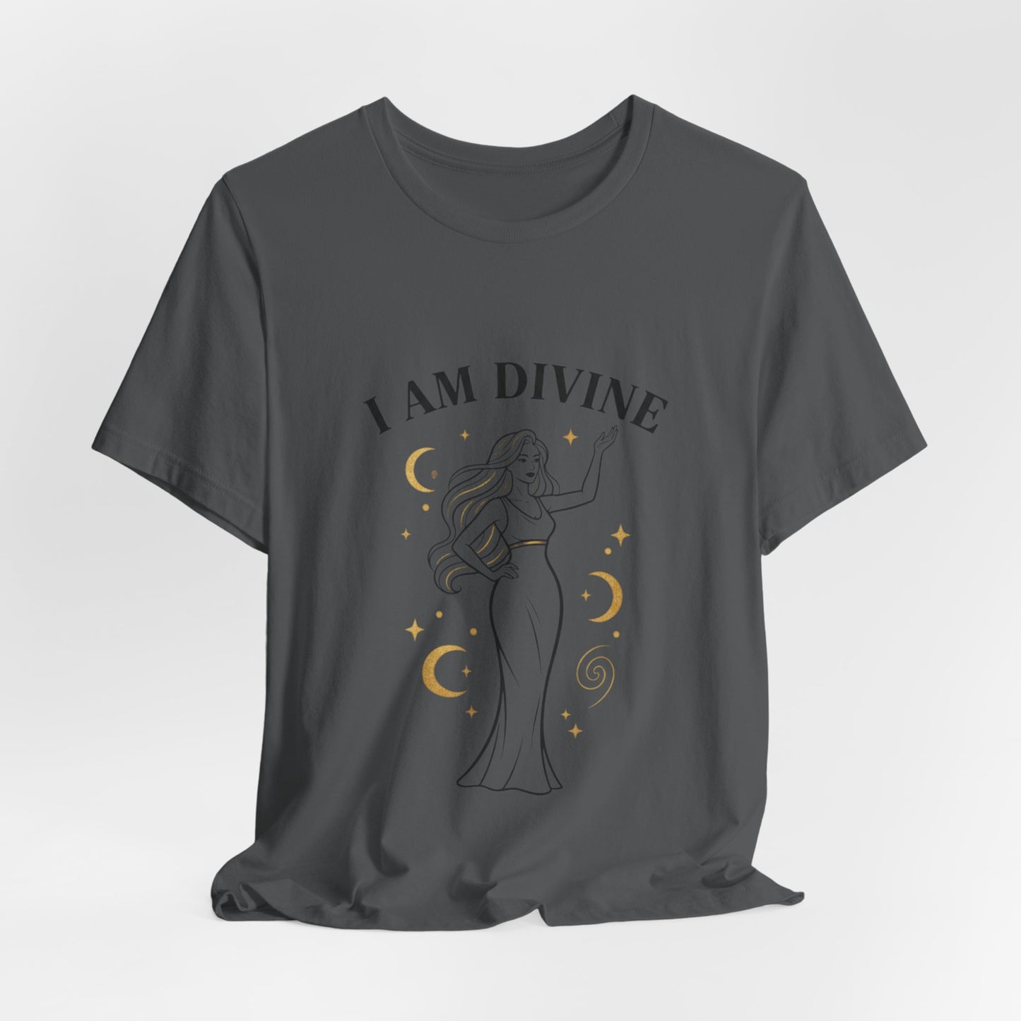 I Am Divine tee | Goddess affirmation shirt, manifest goddess vibe