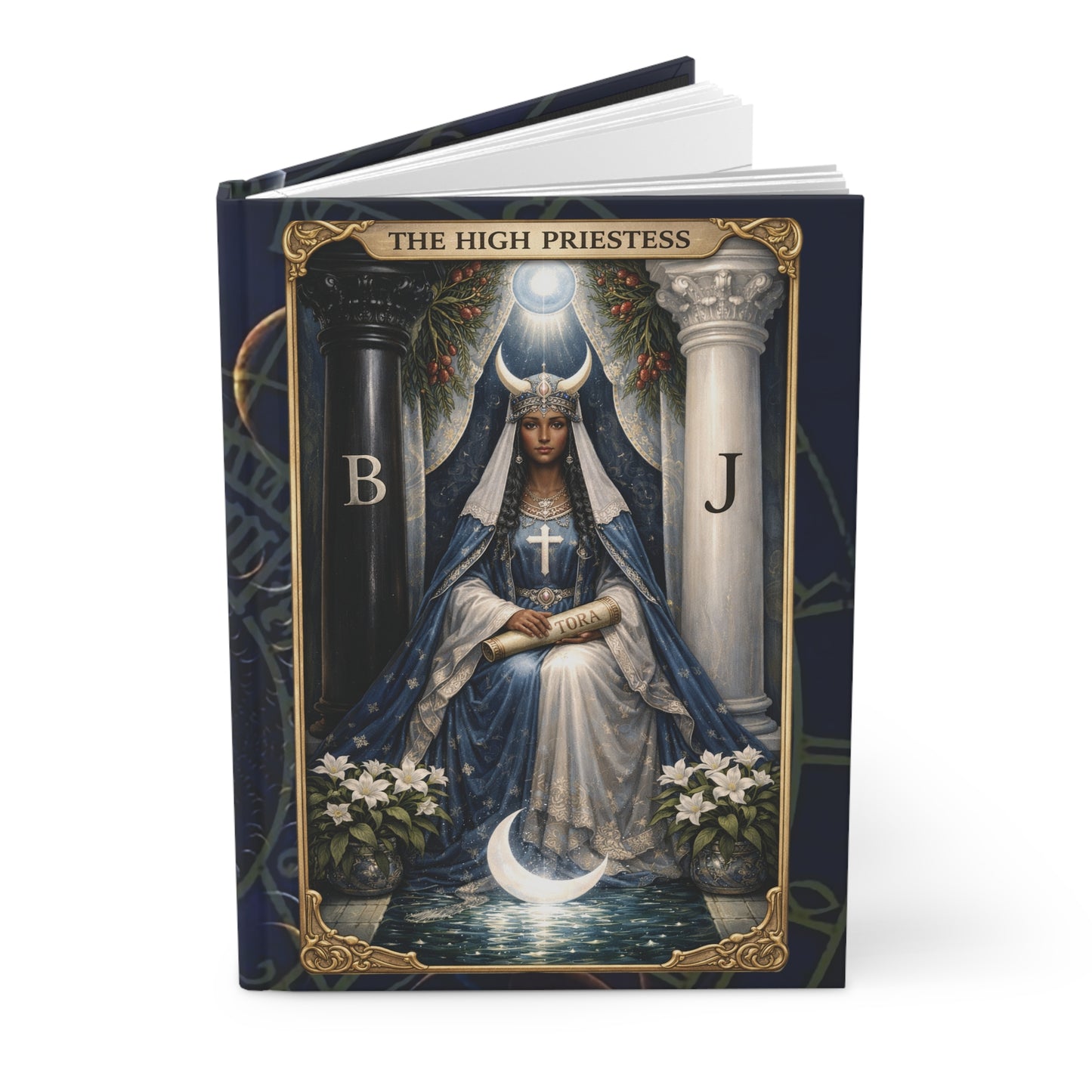High Priestess Tarot Hardcover Journal