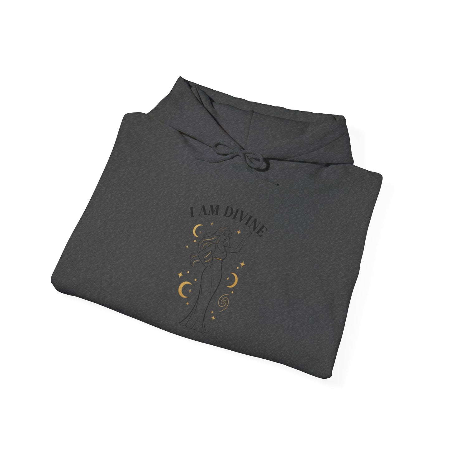 I Am Divine Hoodie | goddess manifest, mythic empowerment