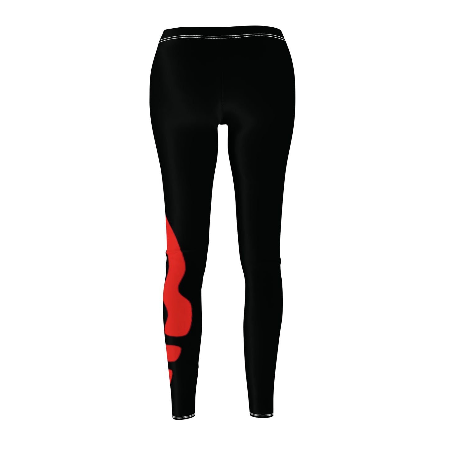Red Flame Accent Leggings