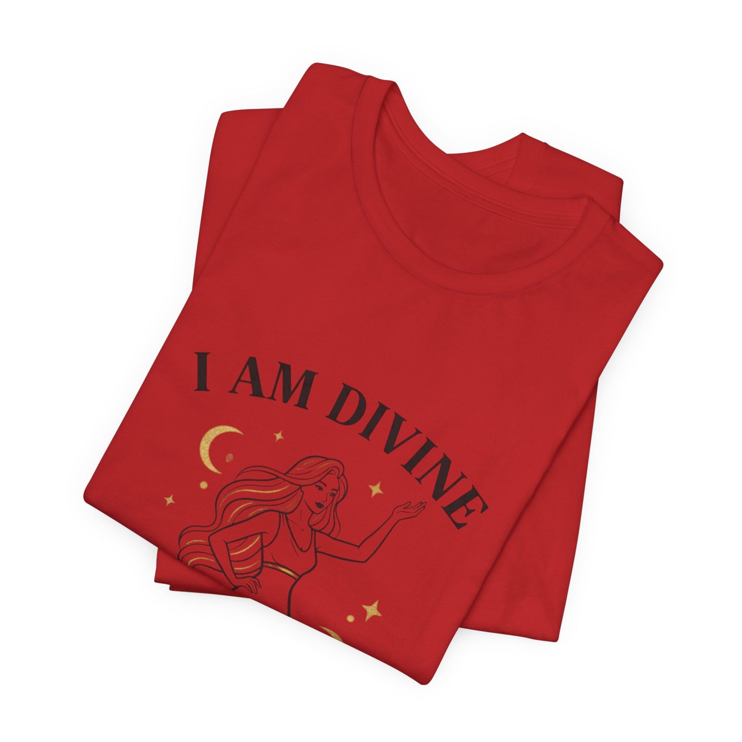 I Am Divine tee | Goddess affirmation shirt, manifest goddess vibe