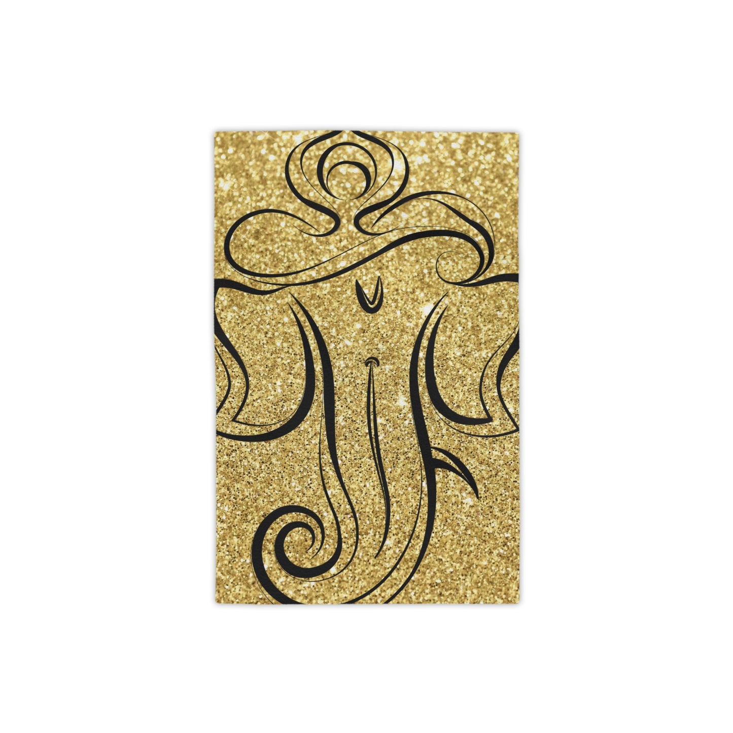 Gold Ganesha Beach Towel