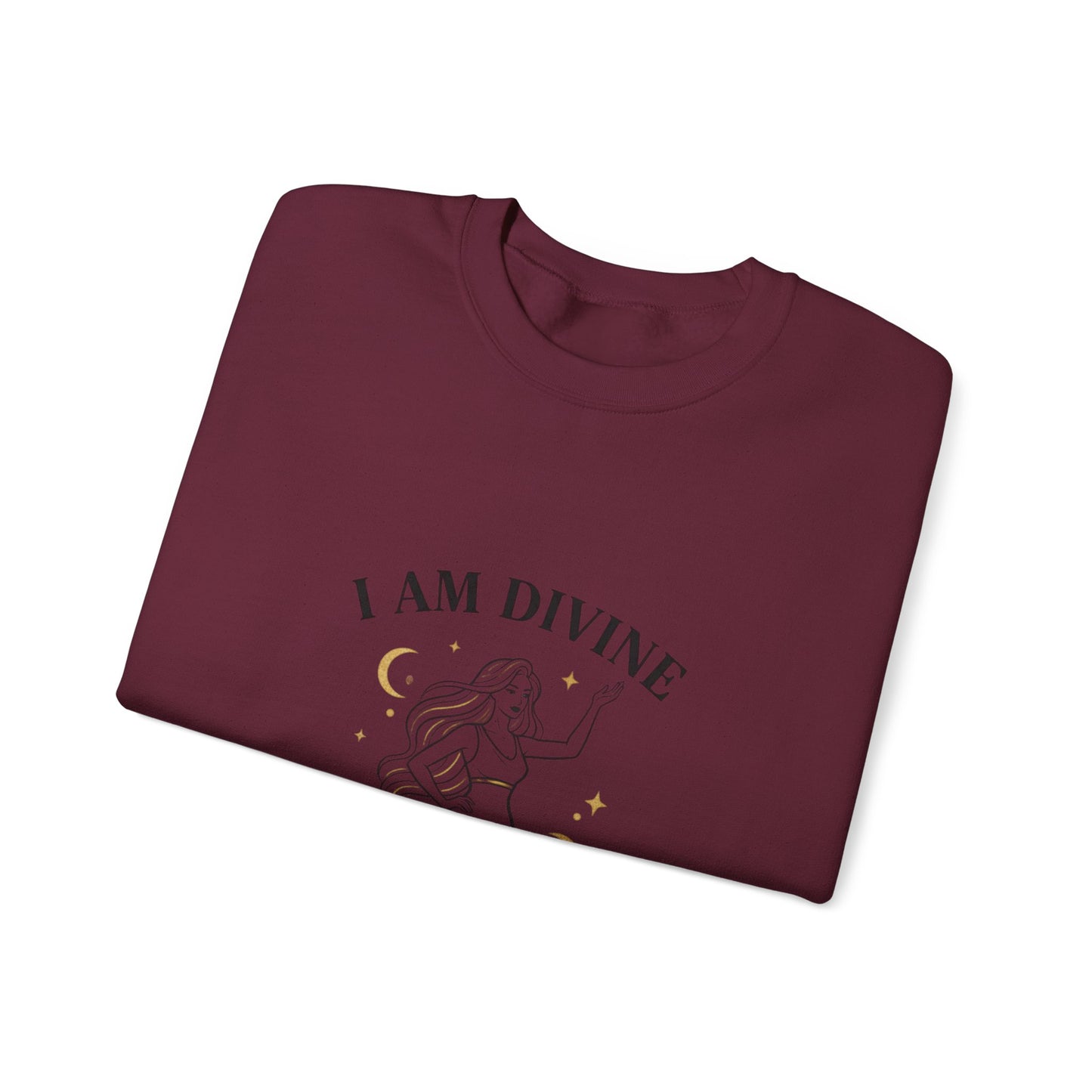 I Am Divine Goddess Sweatshirt | manifest goddess, feminine empowerment