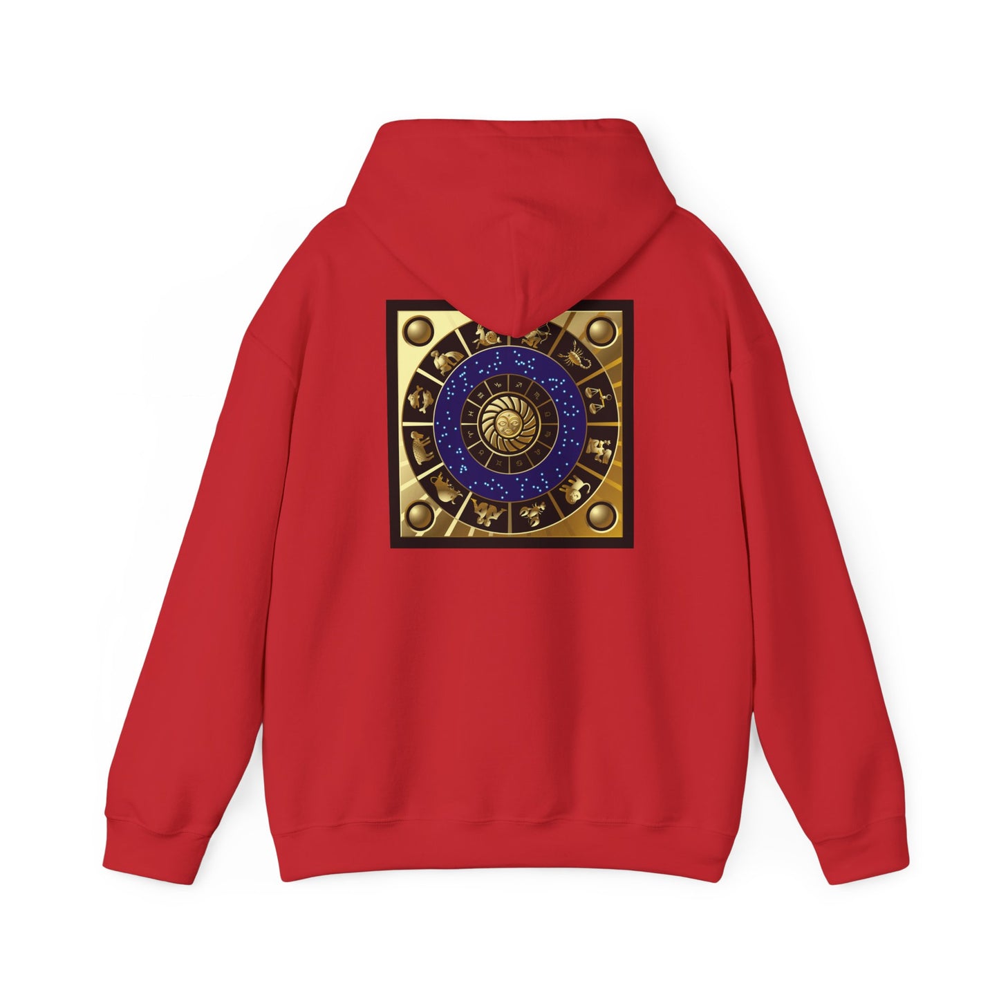 Libra Zodiac Hoodie — Gold Scales Astrology Pullover