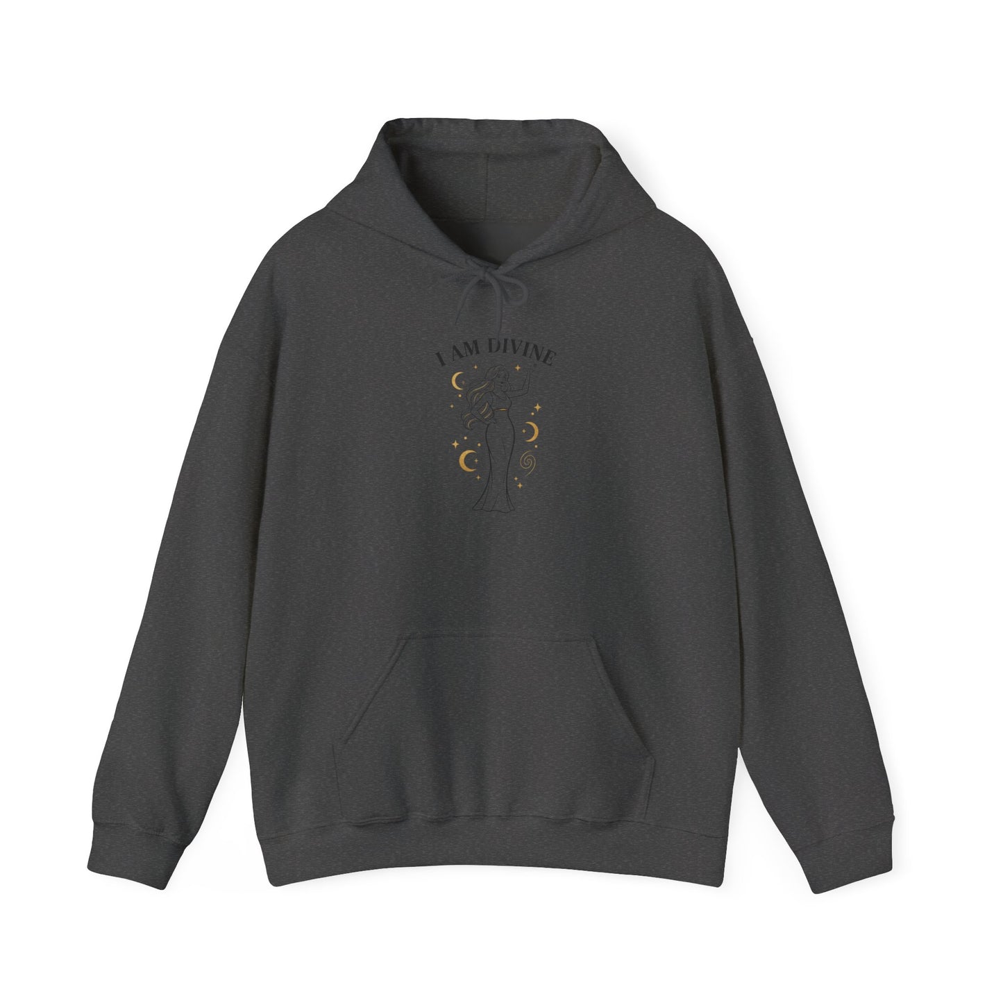 I Am Divine Hoodie | goddess manifest, mythic empowerment