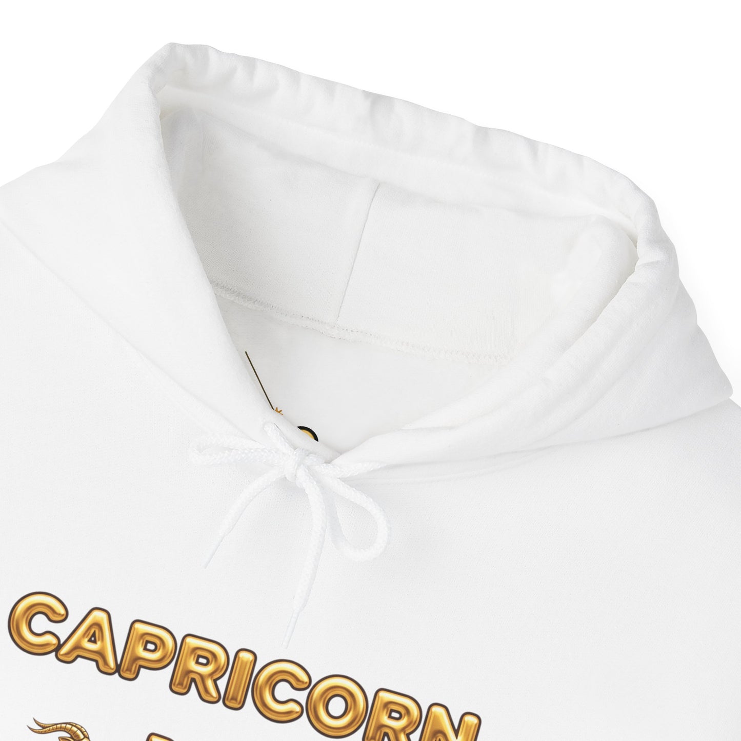 Capricorn Gold Zodiac Hoodie — Astrological Horoscope Sweatshirt