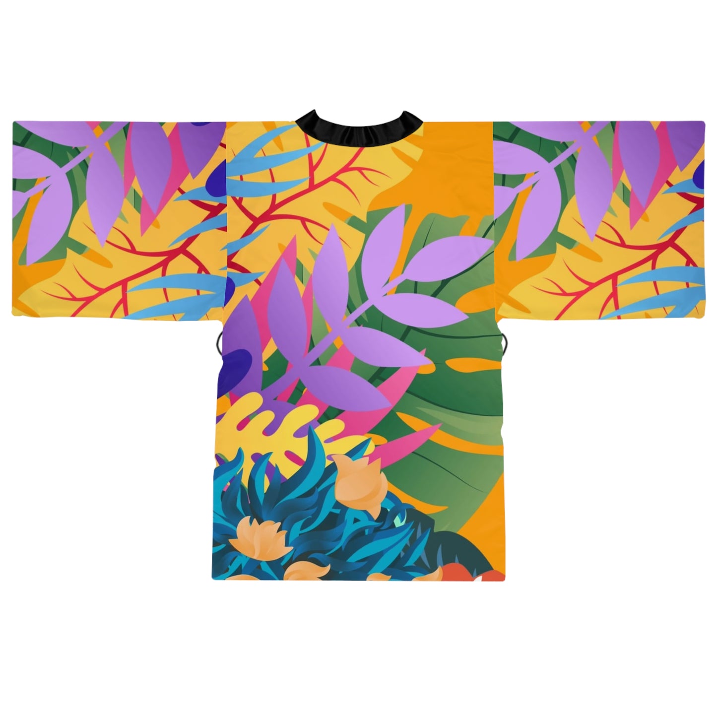 Tropical Floral Kimono Robe